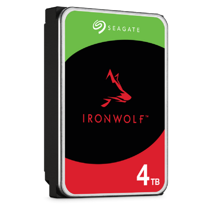 Disco Duro Seagate IronWolf 4TB 3.5" 5400RPM SATA lll 6 Gbit/s Cache 256MB de 1-8 Bahias para NAS