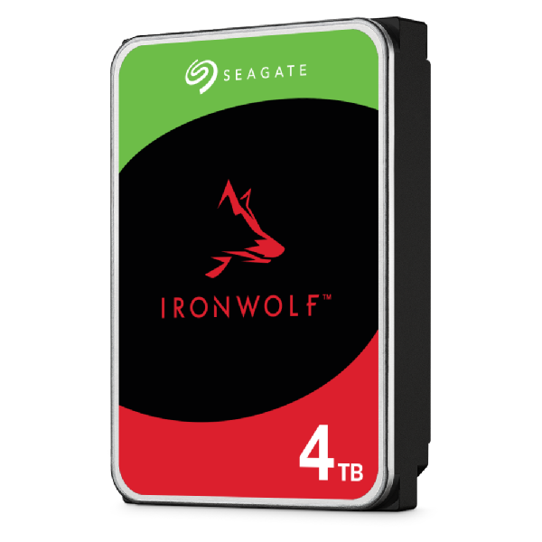Disco Duro Seagate IronWolf 4TB 3.5" 5400RPM SATA lll 6 Gbit/s Cache 256MB de 1-8 Bahias para NAS