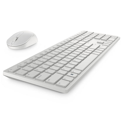Teclado y mouse Dell Pro KM5221W  RF inalámbrico Español Blanco