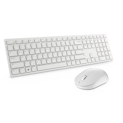 Teclado y mouse Dell Pro KM5221W  RF inalámbrico Español Blanco