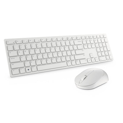 Teclado y mouse Dell Pro KM5221W  RF inalámbrico Español Blanco