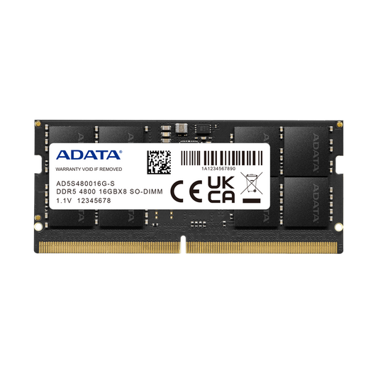 MEMORIA RAM ADATA SODIM 16GB 4800Mhz DDR5 ADATA LAPTOP