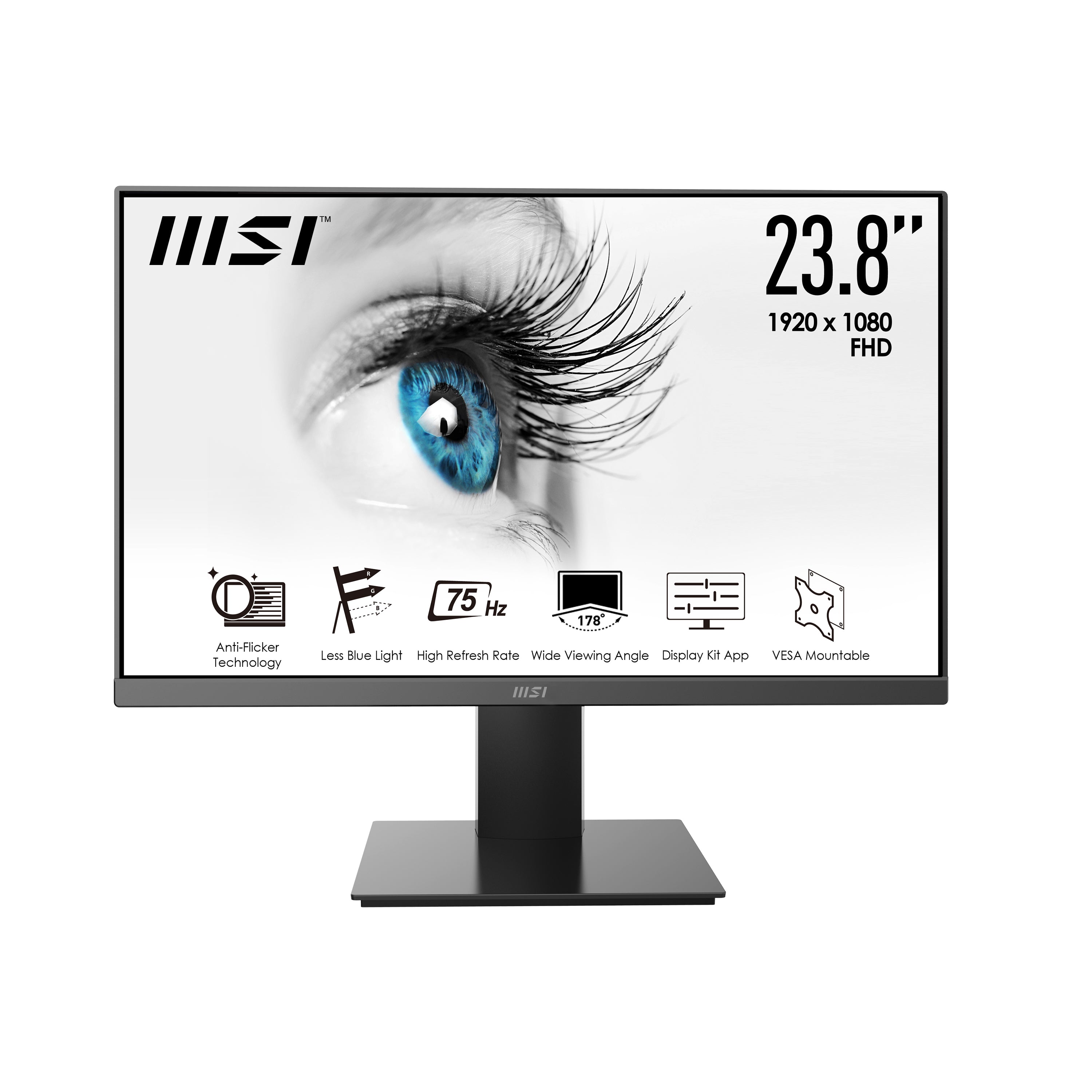 Monitor Gamer Xzeal XZ3010 23.8" Plano 1ms 144Hz Resolución 1920x1080