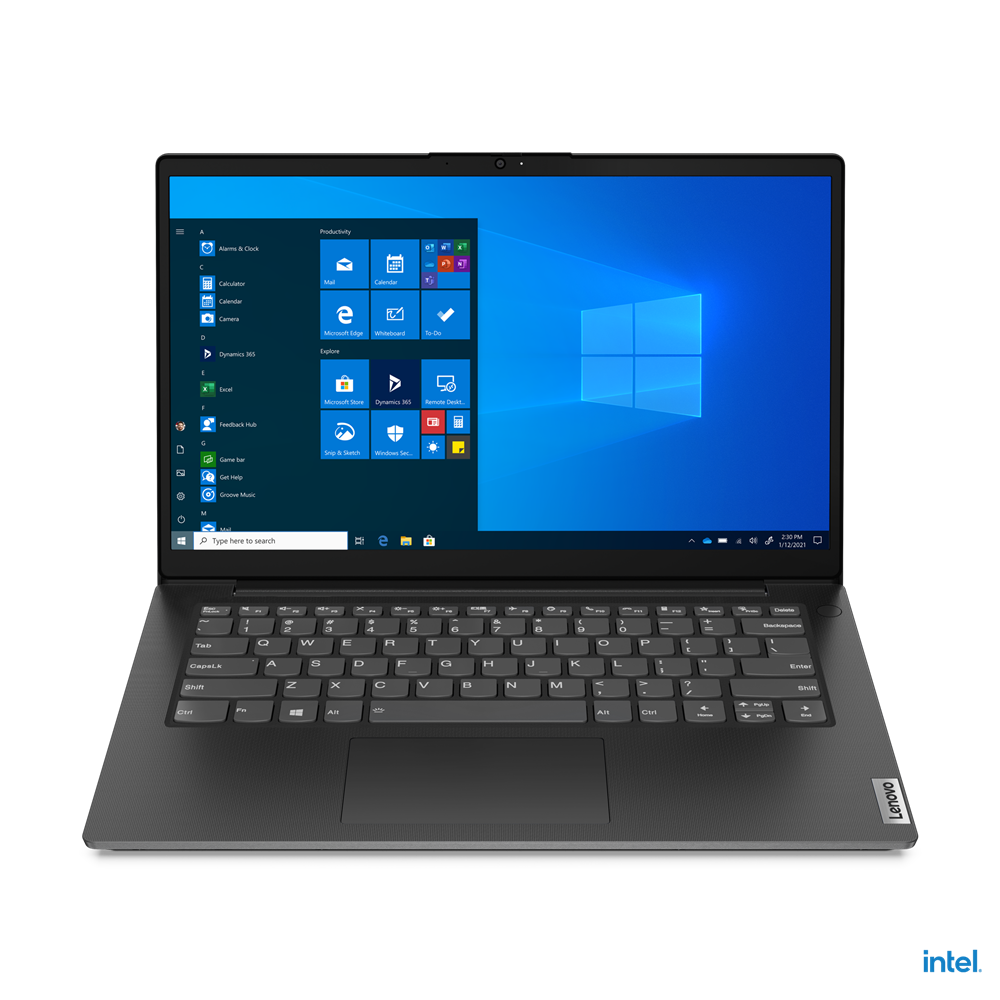 Laptop Lenovo V14 G2 IJL 14" Intel Celeron N4500 Disco duro 128 GB SSD Ram 4 GB Windows 11 Home Color Negro