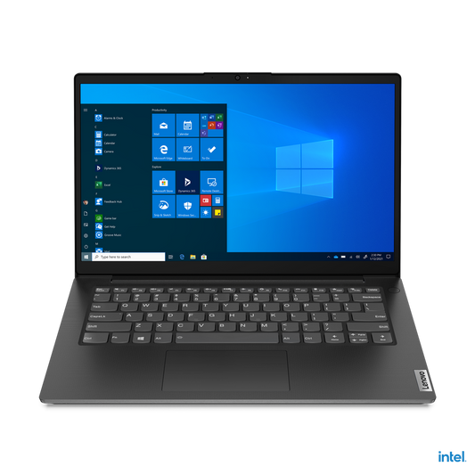Laptop Lenovo V14 G2 IJL 14" Intel Celeron N4500 Disco duro 128 GB SSD Ram 4 GB Windows 11 Home Color Negro