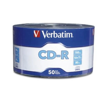 Disco Compacto Verbatim CD-R 80MIN/700MB 52X Torre 50 Unidades