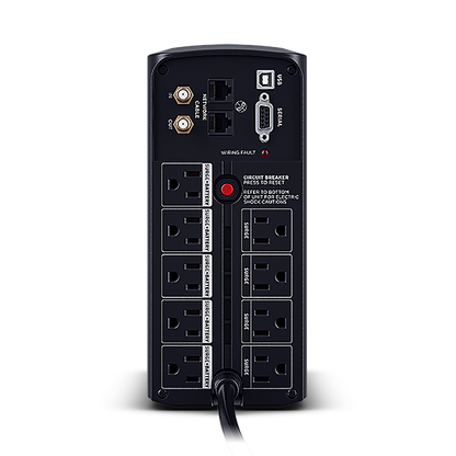 UPS CYBERPOWER 1000VA 600W 9 CONT PANTALLA LCD INTELIGENTE M