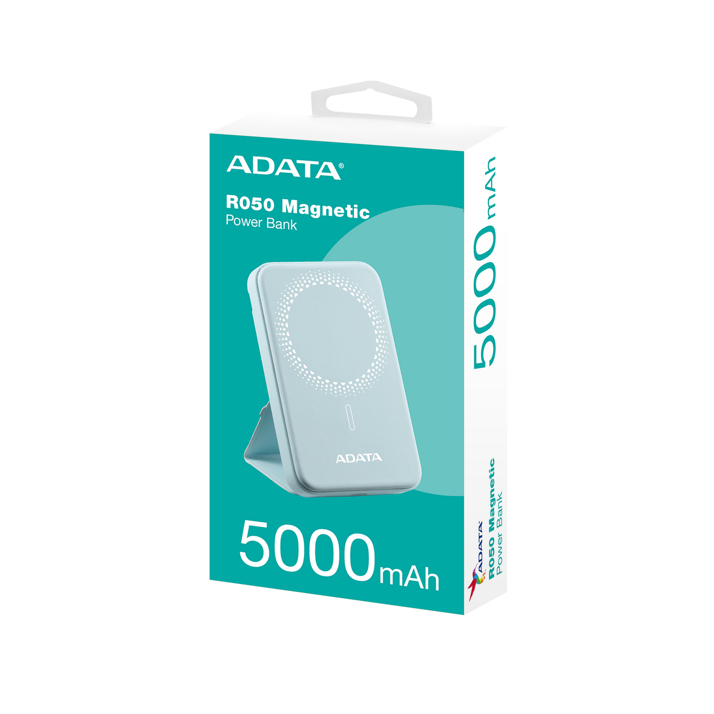 Power Bank Adata Inalámbrico 5000MAH de Carga Rápida QC PD de 20 W Magnético Color Azul