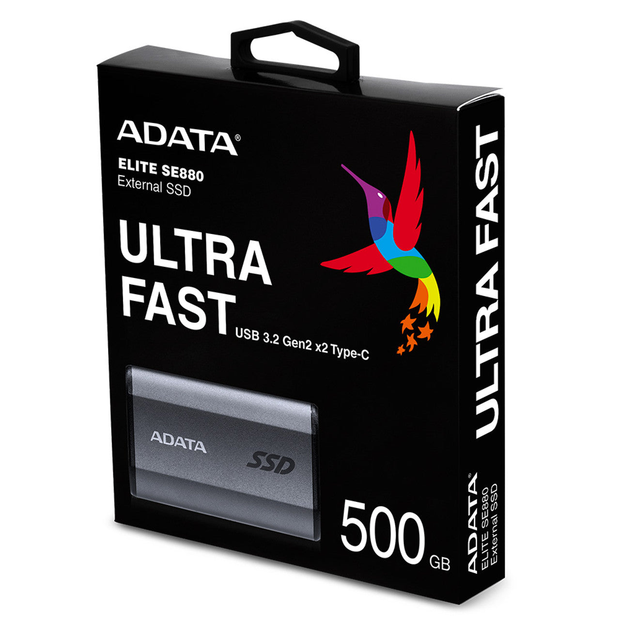 SSD Adata Externo 500GB SE880 3.2 USB-C Gris