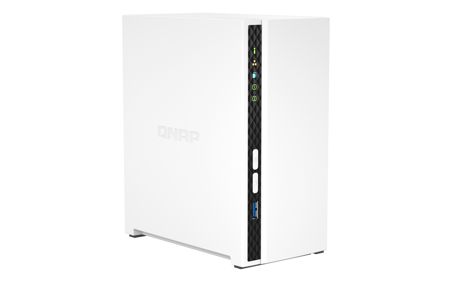 Unidad NAS QNAP CPU ARM Cortex A55 Quad Core 2.0Ghz 2GB RAM RJ45 GbE 2 Bahias 3.5" Linux Sin Discos