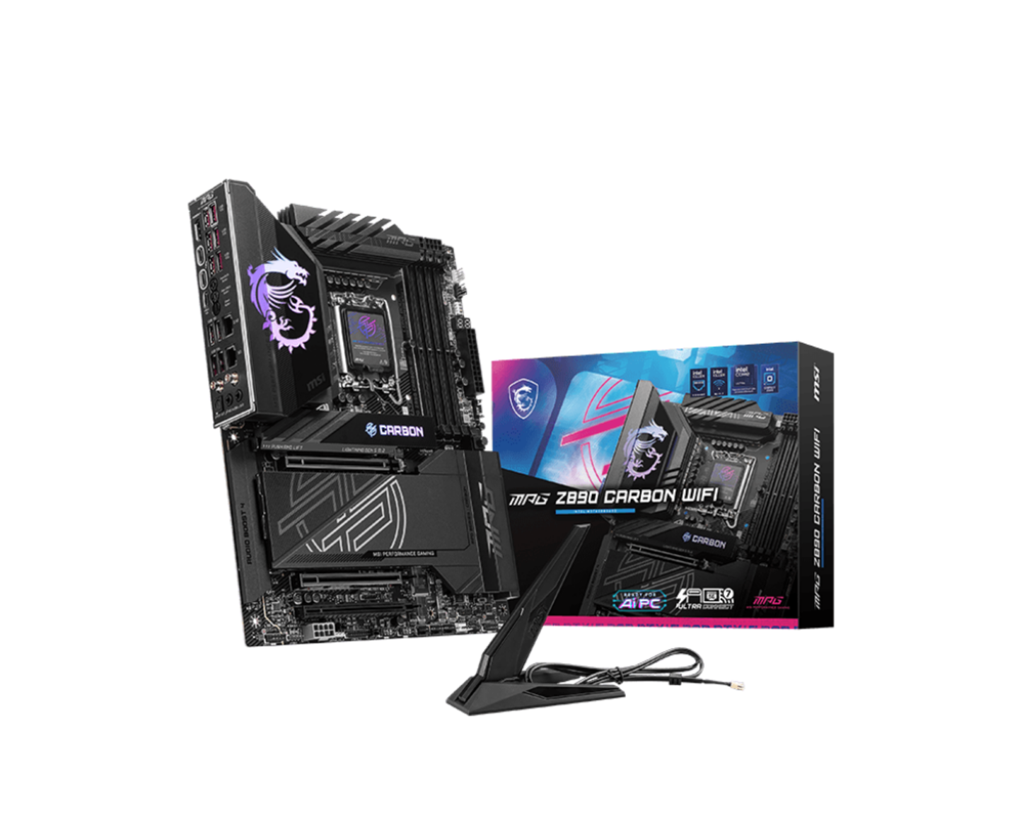 Tarjeta Madre MSI MPG Z890 CARBON WIFI ATX LGA 1851 Intel Z890 256GB DDR5 HDMI/DP para Intel