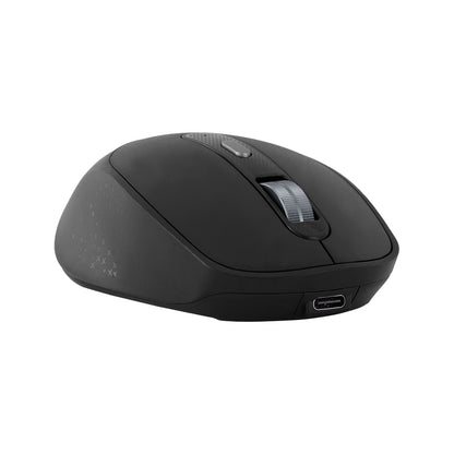 MOUSE VORAGO MO-450 INALAMBRICO Y BLUETOOTH RECARGABLE TIPO C NEGRO