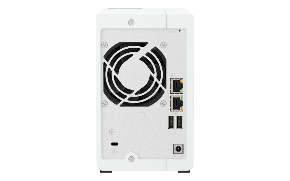 Unidad Almacenamiento NAS QNAP CPU ARM Cortex A55 Quad Core 2.0GHz 4GB RAM RJ45 2.5GbE 2 Bahias 3.5 Linux Sin Discos