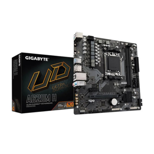 Tarjeta Madre Gigabyte A620M H 2xDDR5 128GB 6400Mhz HDMI DP M.2 PCIe 4.0 S AM5 Ryzen mATX