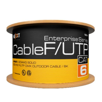 Cable Nexxt Solutions Nexxt Enterpr Cat6 F/UTP 4P 23AWG CMX Exterior 305m Negro