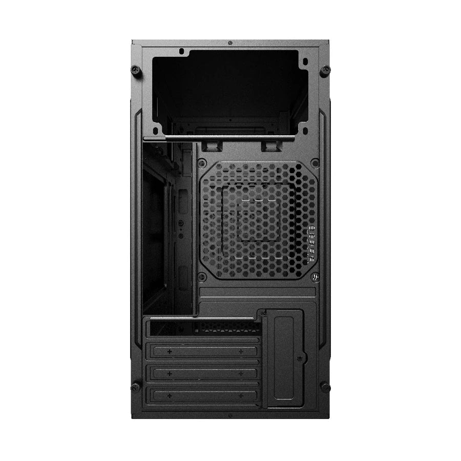 Gabinete Acteck Mini Torre Performance II GI215W Max MB M-ATX Fuente ATX Plus 500w Panel Izq Acrilico + Frente Solido 2xUSB 2.0 Essential Series Negro