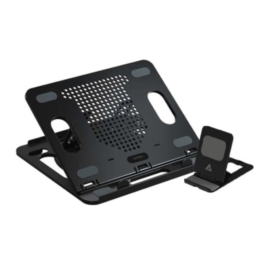 Base Enfriadora Acteck p/Laptop 17 Froost Prime BE225 Vent.Natural Base Rotable Soporte para celular /Essential Negro