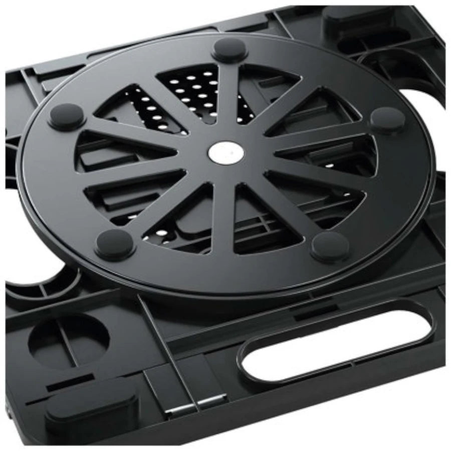 Base Enfriadora Acteck p/Laptop 17 Froost Prime BE225 Vent.Natural Base Rotable Soporte para celular /Essential Negro