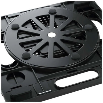Base Enfriadora Acteck p/Laptop 17 Froost Prime BE225 Vent.Natural Base Rotable Soporte para celular /Essential Negro