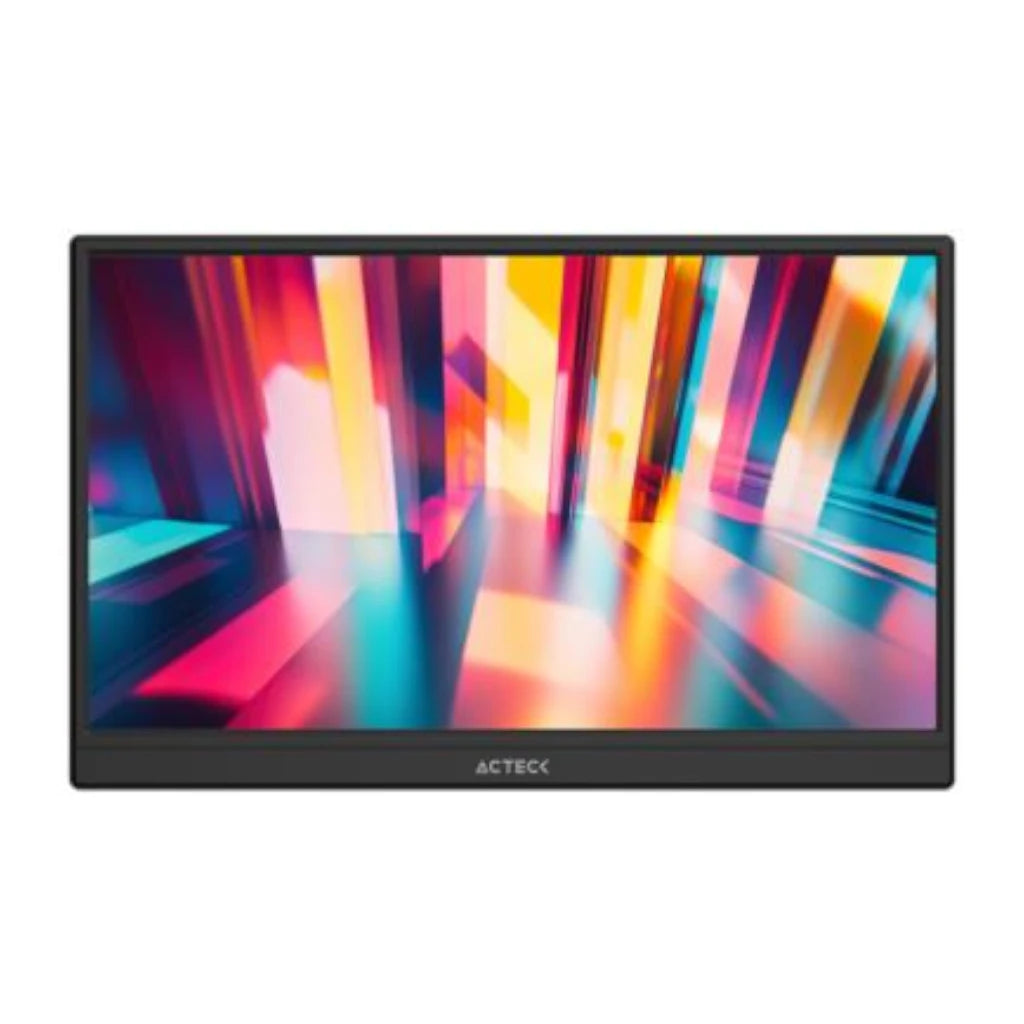 Monitor Portatil Acteck Plano 15.6 IPS/ LP15Y/FHD/60Hz MiniHDMI/Base Ajustable/Elite Negro