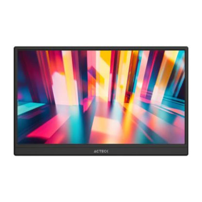 Monitor Portatil Acteck Plano 15.6 IPS/ LP15Y/FHD/60Hz MiniHDMI/Base Ajustable/Elite Negro