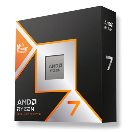 Procesador AMD Ryzen 7 9800X3D 5.2GHz 96MB 120W 8 Cores 16 Threads Socket  AM5 con Graficos sin Disipador
