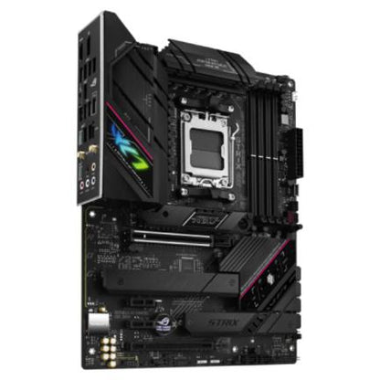 Tarjeta Madre Asus AMD ROG Strix B650E-F Gaming Wi-Fi S-AM5 Serie 7000 4xDDR5 5200 128GB M.2(SATA-PCIe) HDMI/DP/USB