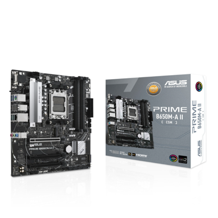 Tarjeta Madre ASUS PRIME B650M-A II-CSM AM5 128GB 4xDDR5 HDMI DP