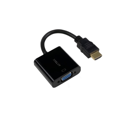 Adaptador Acteck HDMI a VGA Shift Plus AV400 para Video Macho a Hembra Advanced Series Negro