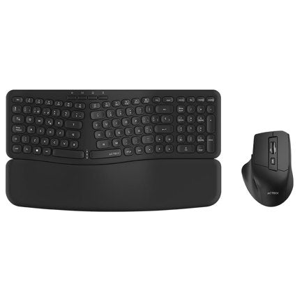 Kit Acteck 2 en 1 Inalambrico Creator Ultra Confort MK650 / Teclado Ergonomico + Mouse Ergonomico