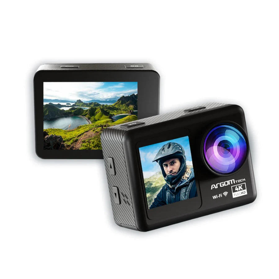 Camara Argomtech Epic Cam85 Dual Color Screens 4k Negro