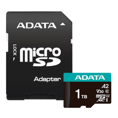 Micro SDXC Adata 1 TB Nintendo Switch C10 U3 V30S 4K UHD (100/85 MB/S)