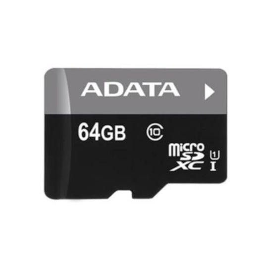 Memoria Micro SD Adata Clase 10 + SD 64GB y UHS-1
