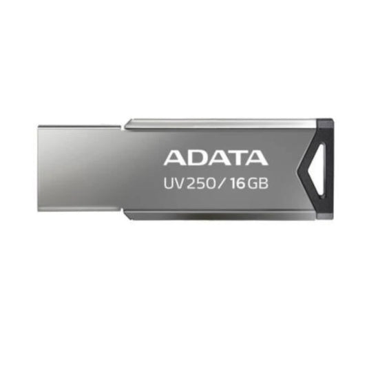 Memoria USB Adata UV250 Metálica 16 GB V2.0 Color Negro-Plata