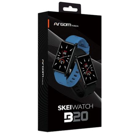 Smart Watch Skeiwatch B20 Pantalla IPS de 1.45" IP68 Resolución 172x320p 2 Correas Incluidas Negro y Azul