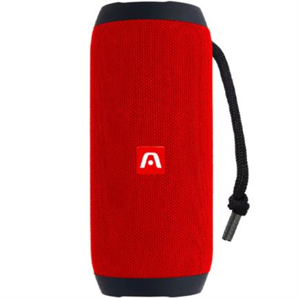 Bocina Argomtech DrumBeats X 1200mAh Inalámbrico Bluetooth/USB/Micro SD Color Rojo