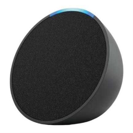 Bocina Inteligente Alexa Amazon Echo Pop Proyección Frontal de 1.95" Wi-Fi/Bluetooth Color Gris Carbón