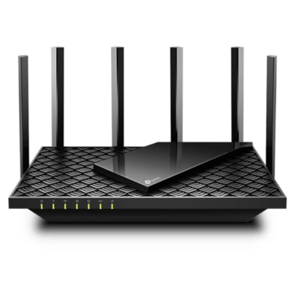 Router TP-LinkDual-Band Wi-Fi 6 574 Mbps at 2 4 GHz 4804 Mbps at 5 GHz 6× Antennas