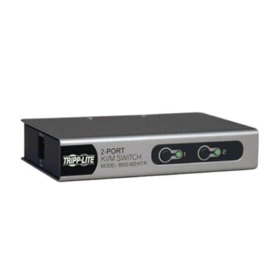 Multiplexor Tripp Lite Kvm 2 Puertos Ps/2 C/ Kit De Cables