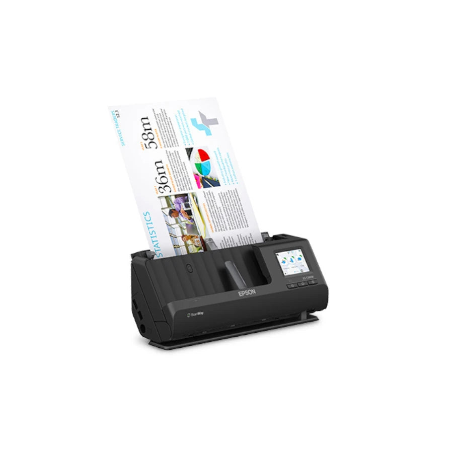 Escaner Inalambrico de Documentos Epson WorkForce ES-C380W con Pantalla Tactil
