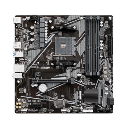 Tarjeta Madre Gigabyte B550M K 4xDDR4 128GB 4733Mhz PCIe 4.0 M.2 HDMI DP S AM4 Ryzen mATX