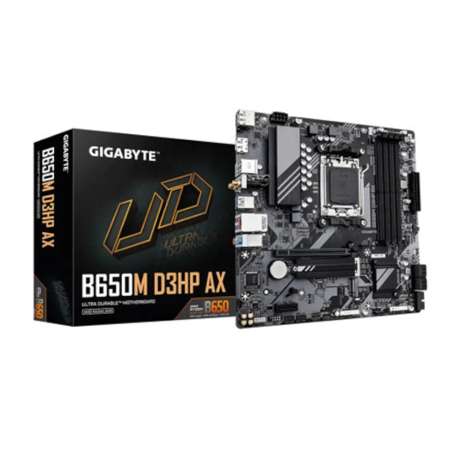 Tarjeta Madre Gigabyte B650M H 2xDDR5 128GB 6400Mhz HDMI DP M.2 PCIe 4.0 S AM5 Ryzen mATX