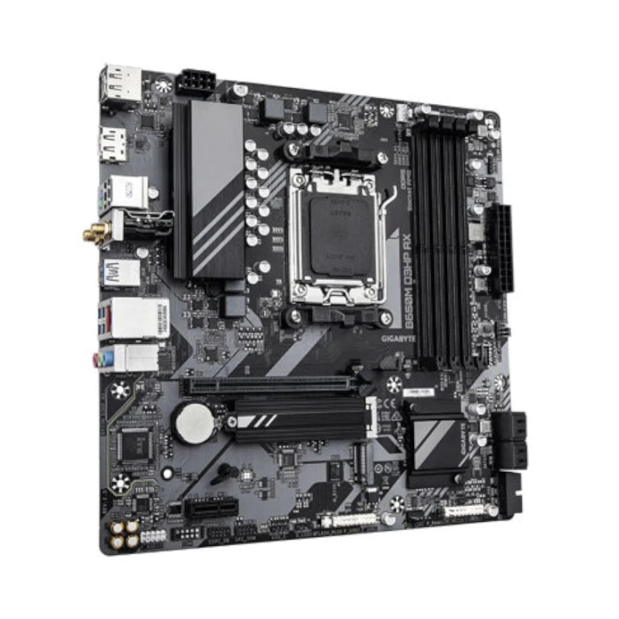 Tarjeta Madre Gigabyte B650M H 2xDDR5 128GB 6400Mhz HDMI DP M.2 PCIe 4.0 S AM5 Ryzen mATX