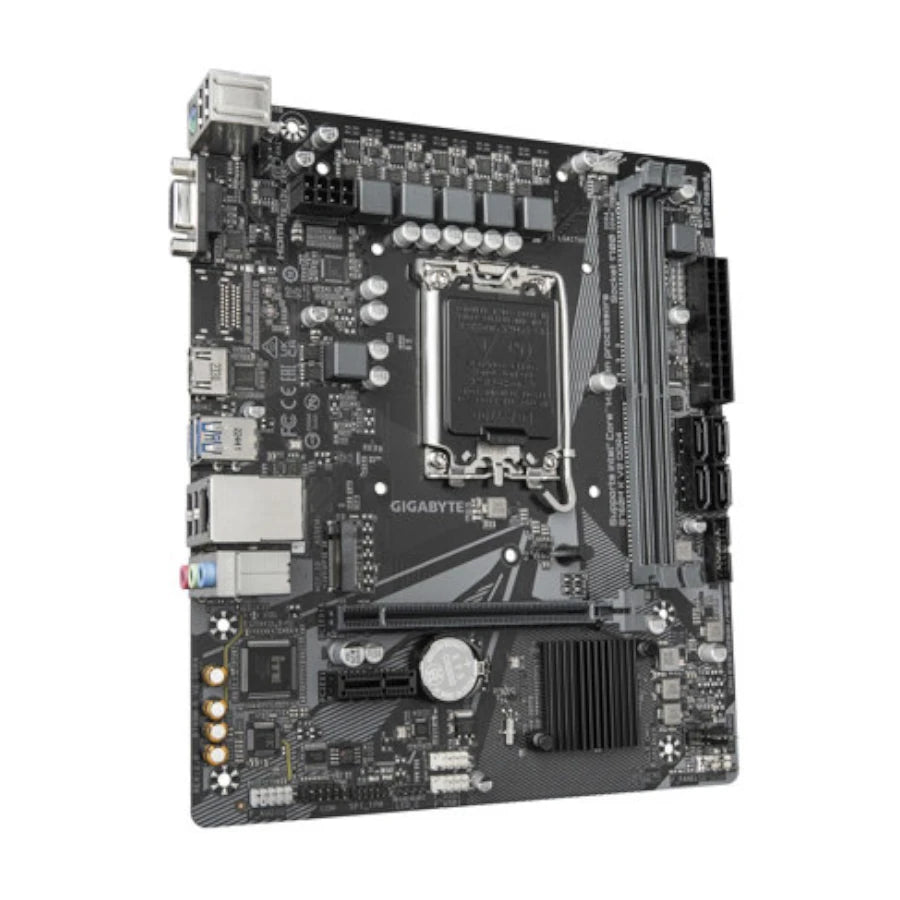 Tarjeta Madre Gigabyte B760M K V2 2xDDR4 64GB 3200Mhz HDMI VGA M.2 PCIe 4.0 S 1700 12th 13th 14th Gen mATX