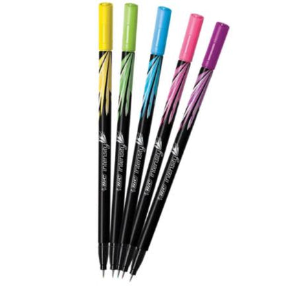 Rotulador BIC Intensity Extra Fino Colores Surtidos C/5 Pzas