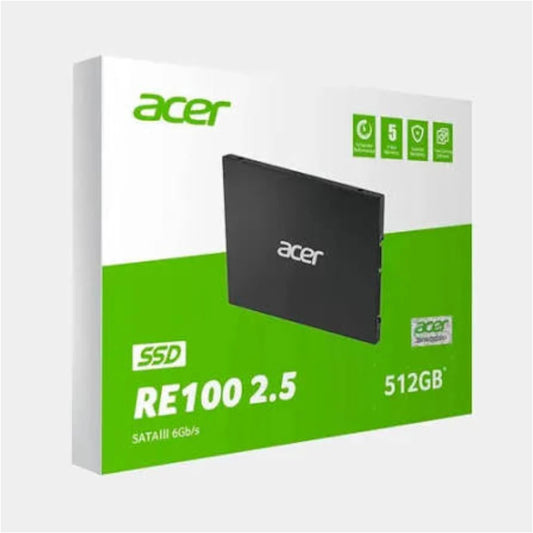 Unidad SSD Biwin Acer 2.5" 512GB 529 MB/s Escritura 562 MB/s Lectura SATA III