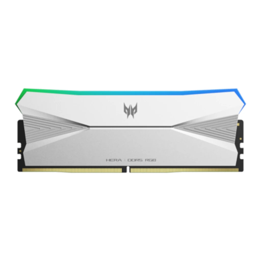 Memoria RAM Biwin Predator DDR5 6400MHz RGB 32GB (2x16GB) Color Negro