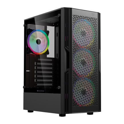 Gabinete Gamer Balam Rush Compact Media Torre Dragonfly Ventra GM570 / Negro
