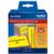 Cinta Etiquetadora Brother Plástica Continua Negro sobre Amarillo 62mmx15.2m