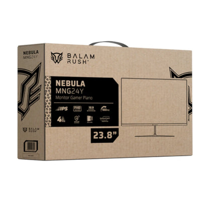 Monitor Gamer Plano Acteck 23.8 IPS/Nebula MNG24Y/FHD/100Hz / 4ms/1xHDMI 1.4 + 1xDP 1.2 + 3.5 mm /VESA75mm/Legend Negro